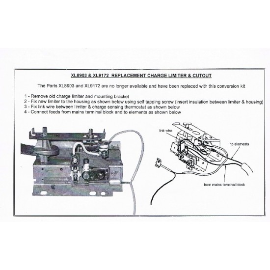 CHARGE LIMITER & CUTOUT XL8903 / 9509000 