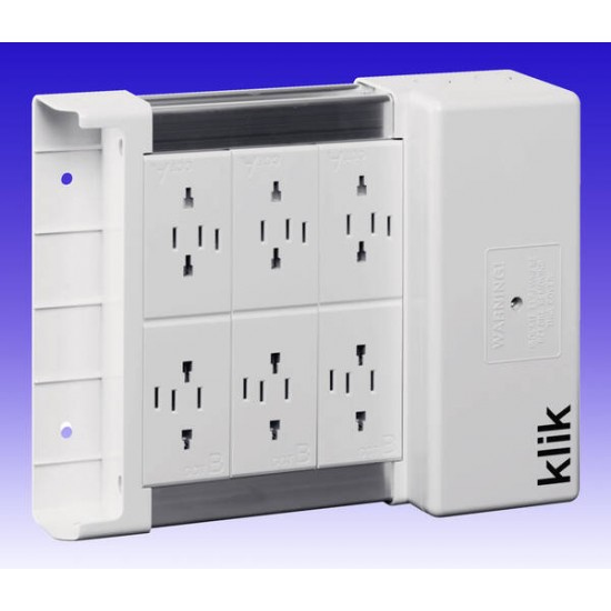 HAGER KLIK KLDS6 6WAY LIGHTING DIST UNIT 