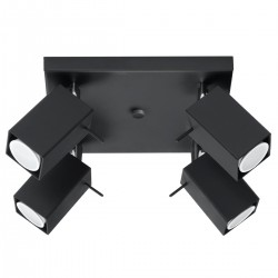 Ceiling lamp MERIDA 4 black