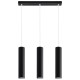 Pendant lamp LAGOS 3L black