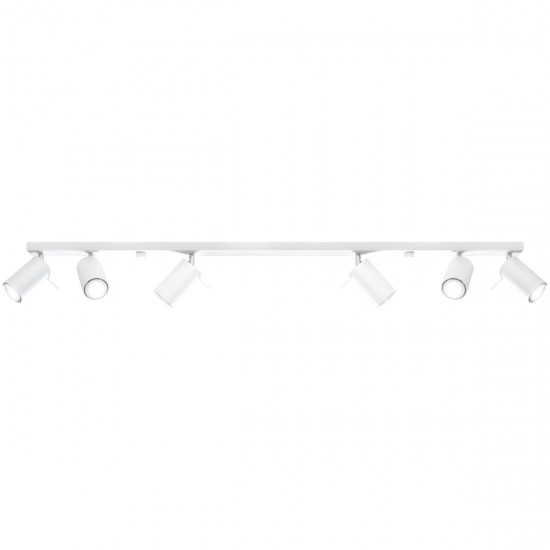Ceiling lamp RING 6L white