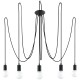 Chandelier EDISON 5 black