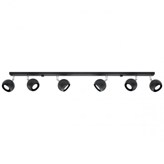 Ceiling lamp OCULARE 6L black