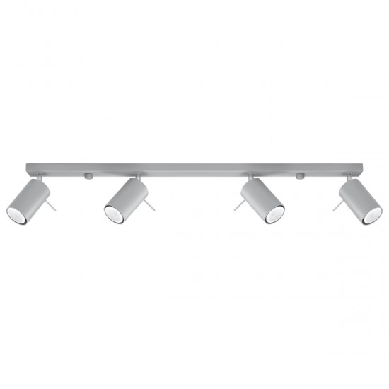 Ceiling lamp RING 4L grey