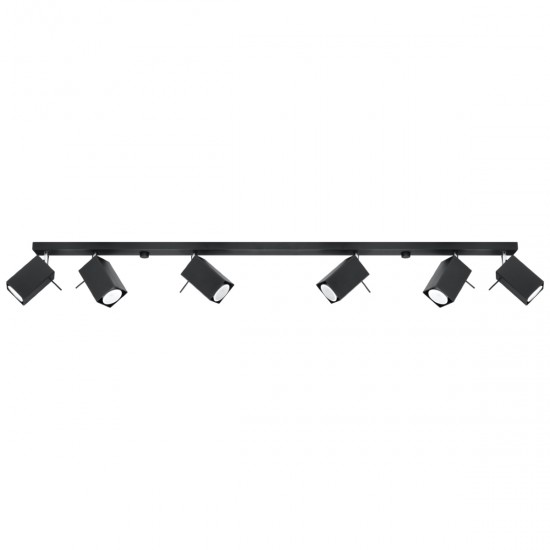 Ceiling lamp MERIDA 6L black