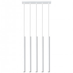 Pendant lamp PASTELO 5 white