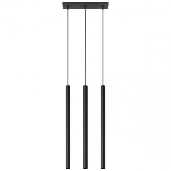 Pendant lamp PASTELO 3 black