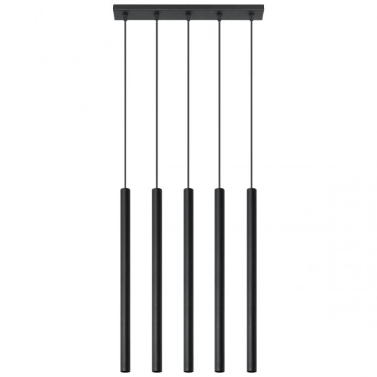 Pendant lamp PASTELO 5 black