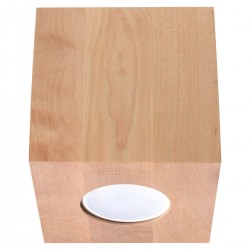 Ceiling lamp QUAD natural wood
