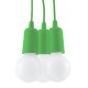 Pendant lamp DIEGO 3 green