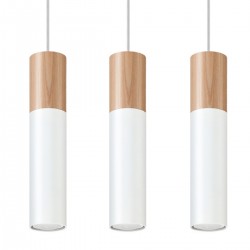 Pendant lamp PABLO 3 white