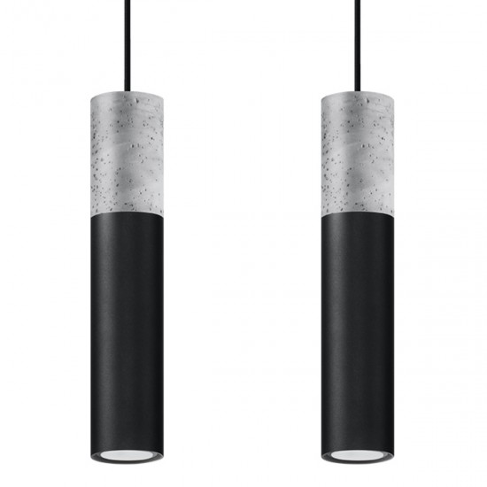 Pendant lamp BORGIO 2 black