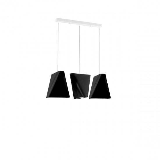 Chandelier BLUM 3 black Chandelier BLUM 3 black