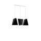 Chandelier BLUM 3 black Chandelier BLUM 3 black