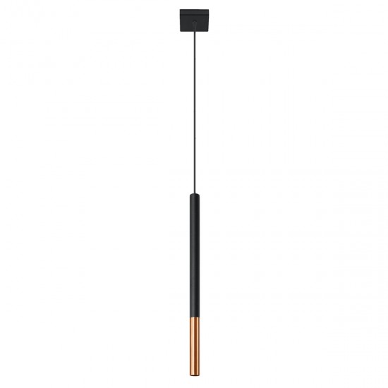 Pendant lamp MOZAICA 1 black/copper