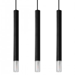 Pendant lamp WEZYR 3 black