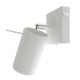 Wall lamp RING white with a switch