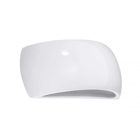 Varnished wall lamp PONTIUS white gloss Varnished wall lamp PONTIUS white gloss