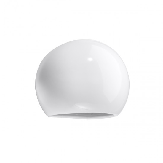 Varnished wall lamp GLOBE white gloss Varnished wall lamp GLOBE white gloss