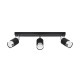 Ceiling lamp NERO 3 black/chrome