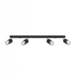 Ceiling lamp NERO 4 black/chrome