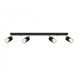 Ceiling lamp NERO 4 black/golden