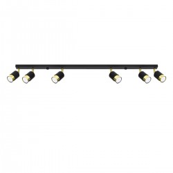 Ceiling lamp NERO 6 black/golden