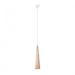Pendant lamp SULA 1 natural wood