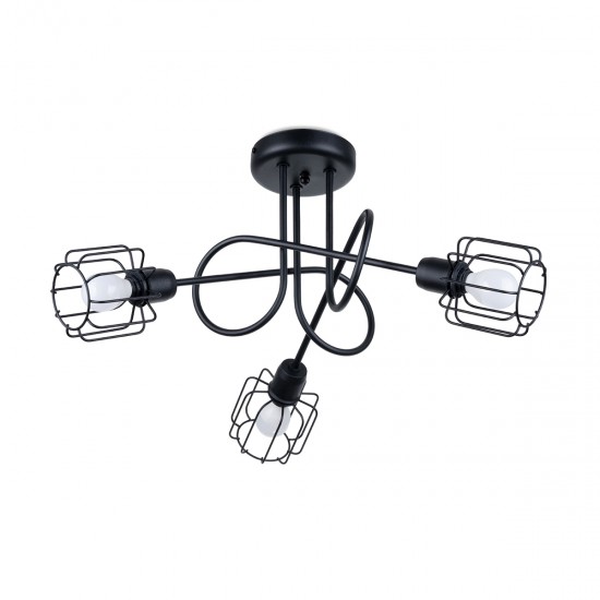 Chandelier BELUCI 3S black Chandelier BELUCI 3S black