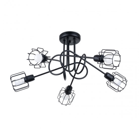 Chandelier BELUCI 5S black Chandelier BELUCI 5S black