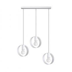 Pendant lamp TITRAN 3 biała
