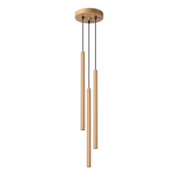Pendant lamp PASTELO 3P gold
