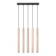 Pendant lamp PASTELO 5L wood