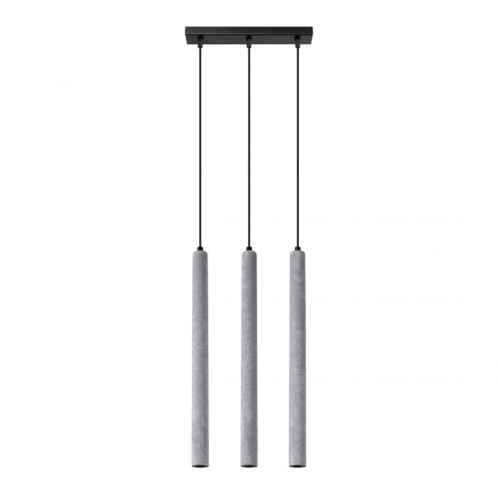 Pendant lamp PASTELO 3L concrete