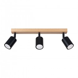 Ceiling lamp VERDO 3L black