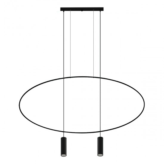 Pendant lamp HOLAR 2 black