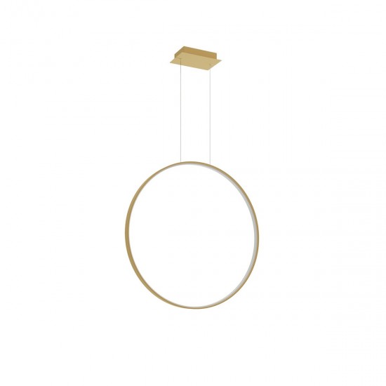 Pendant lamp RIO 78 golden 4000K