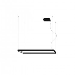 Chandelier TUULA M black 4000K