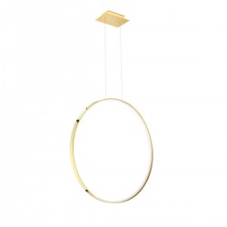 Pendant lamp RIO 78 polished gold LED 3000K