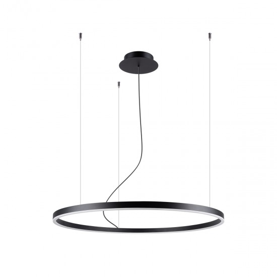 Chandelier ODA 80 black LED 3000K