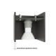 Ceiling lamp MONO 3 black