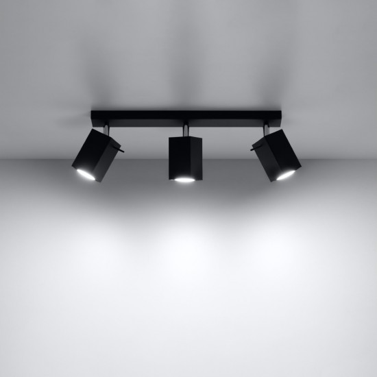 Ceiling lamp MERIDA 3 black