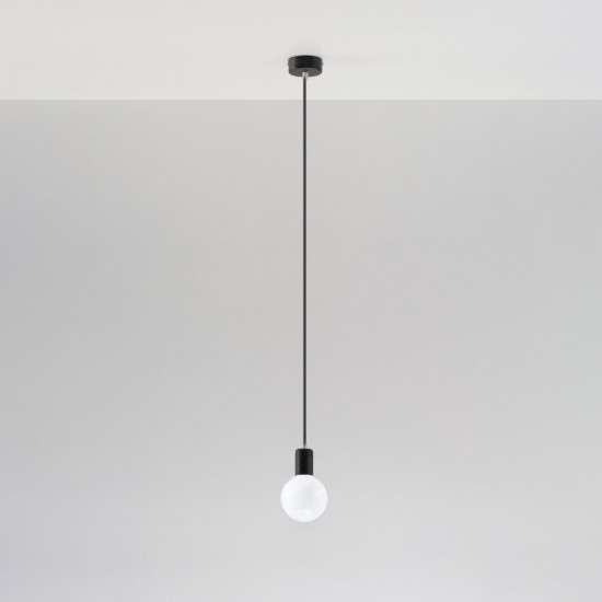 Pendant lamp EDISON black