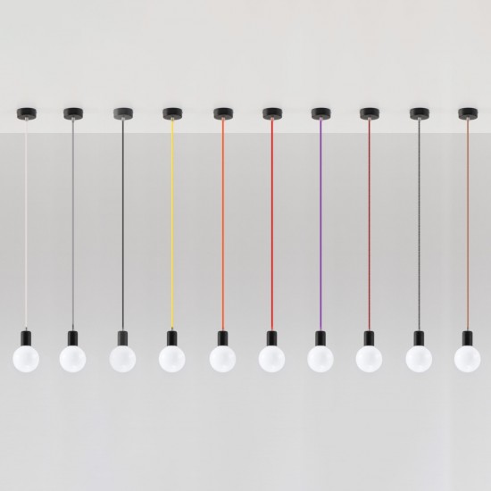 Pendant lamp EDISON black