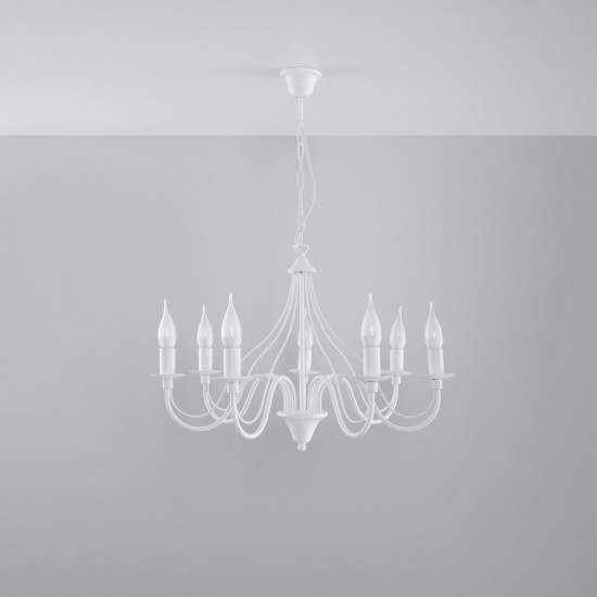 Chandelier MINERWA 7 white