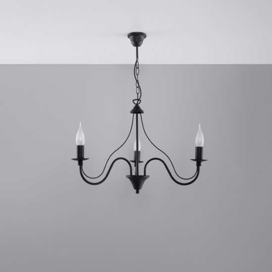 Chandelier MINERWA 3 black