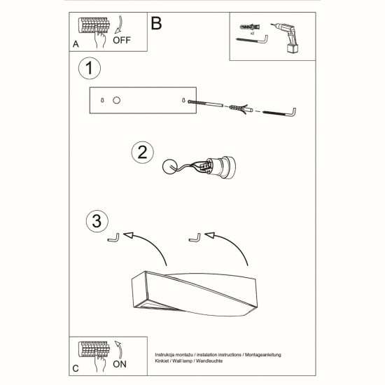 Wall lamp ceramic SIGMA MINI