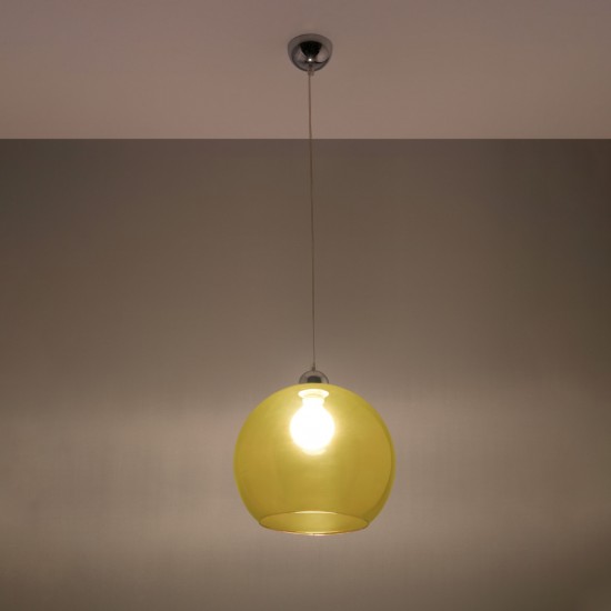 Pendant lamp BALL yellow