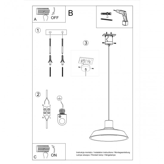 Pendant lamp AFRA Pendant lamp AFRA