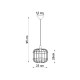 Pendant lamp CELTA white